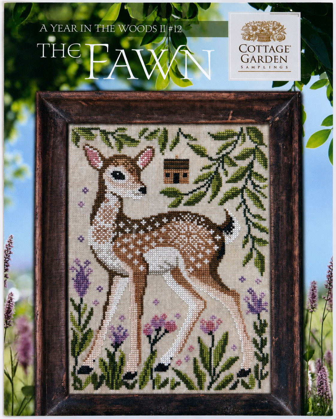 The Fawn cross stitch pattern cover by Cottage Garden Samplings