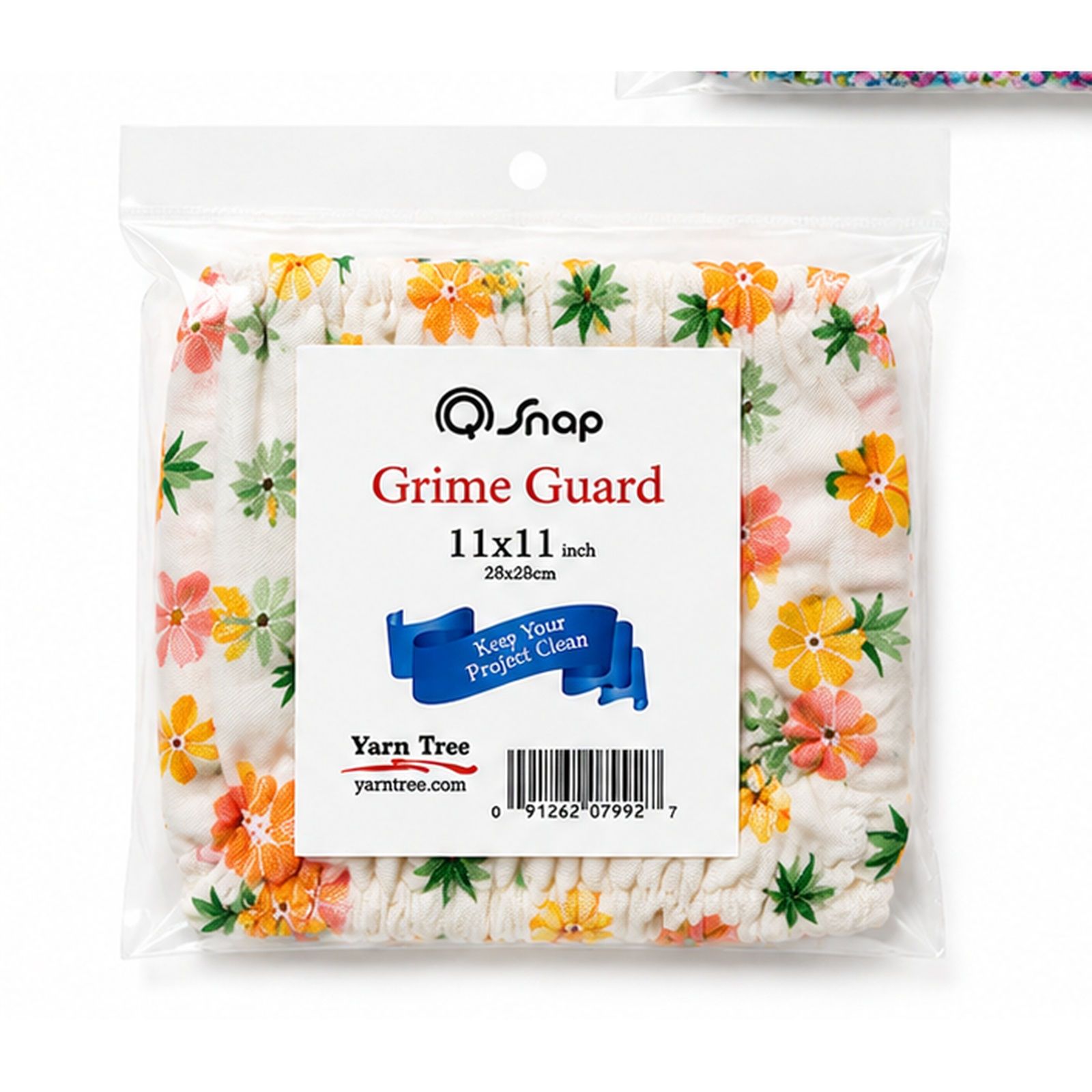 11x11 Q-Snap Grime Guard sealed package in assorted print