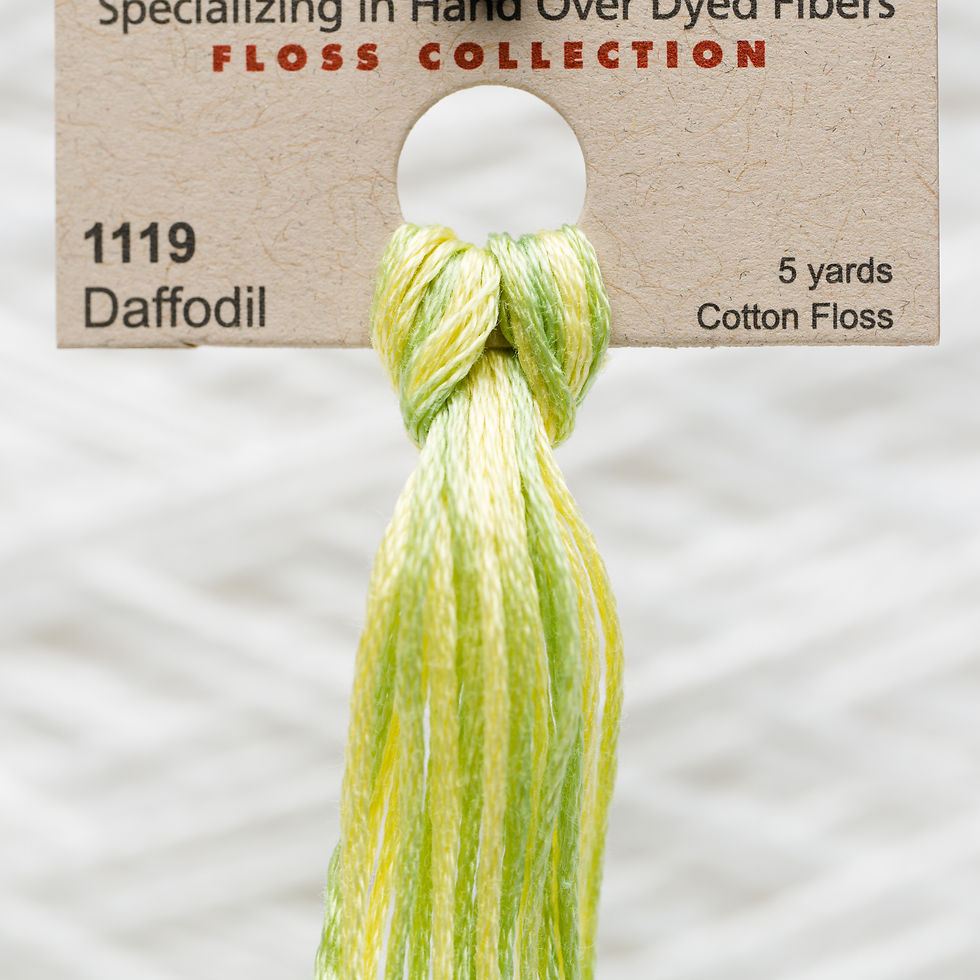 Thumbnail: Weeks Dye Works 1119 Daffodil 5-yard cotton floss skein
