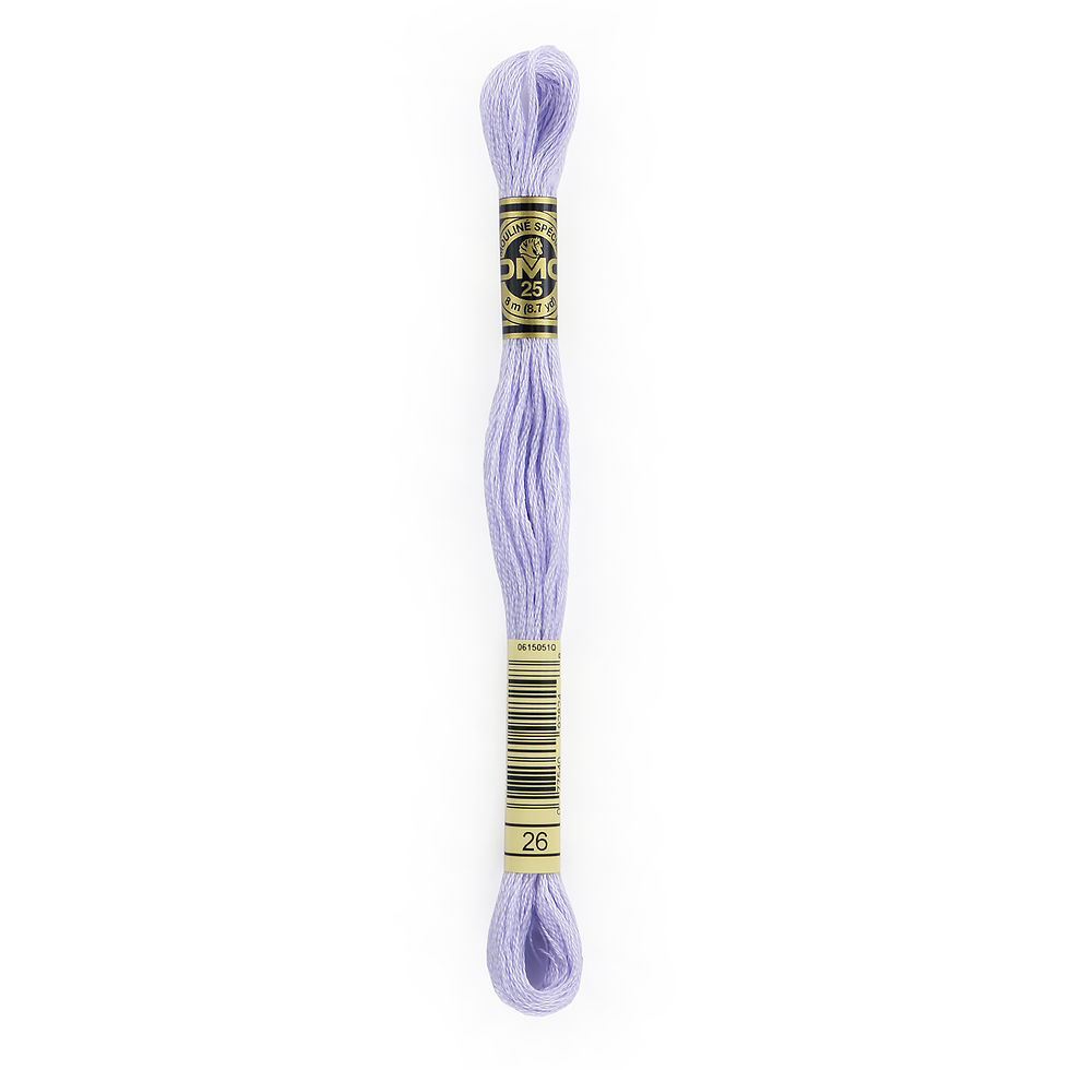 DMC 26 Pale Lavender embroidery floss skein