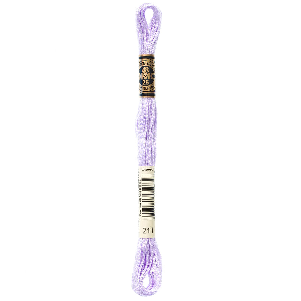 DMC 211 Light Lavender embroidery floss skein