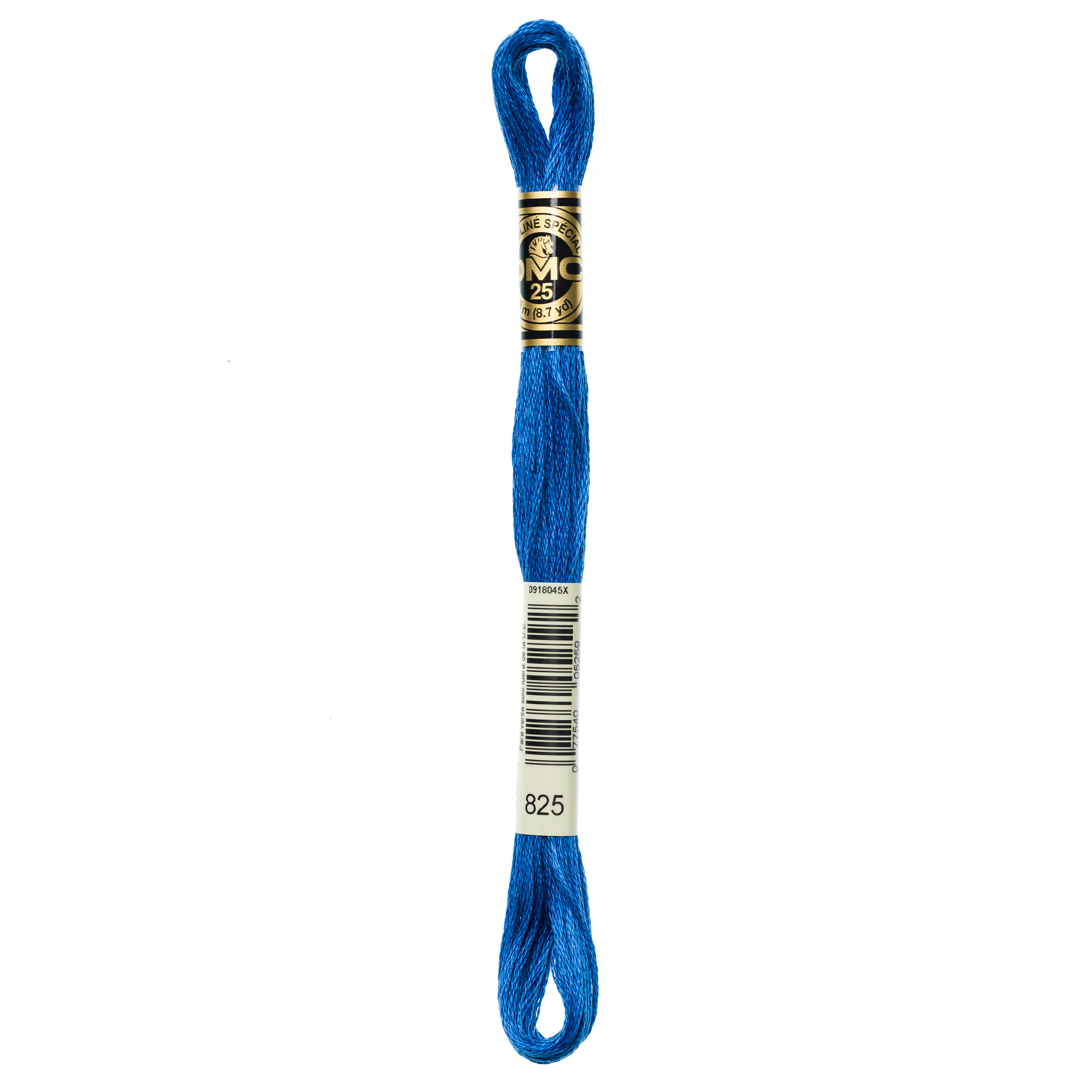 DMC Embroidery Floss 825 Dark Blue - 6 Strand Cotton Thread