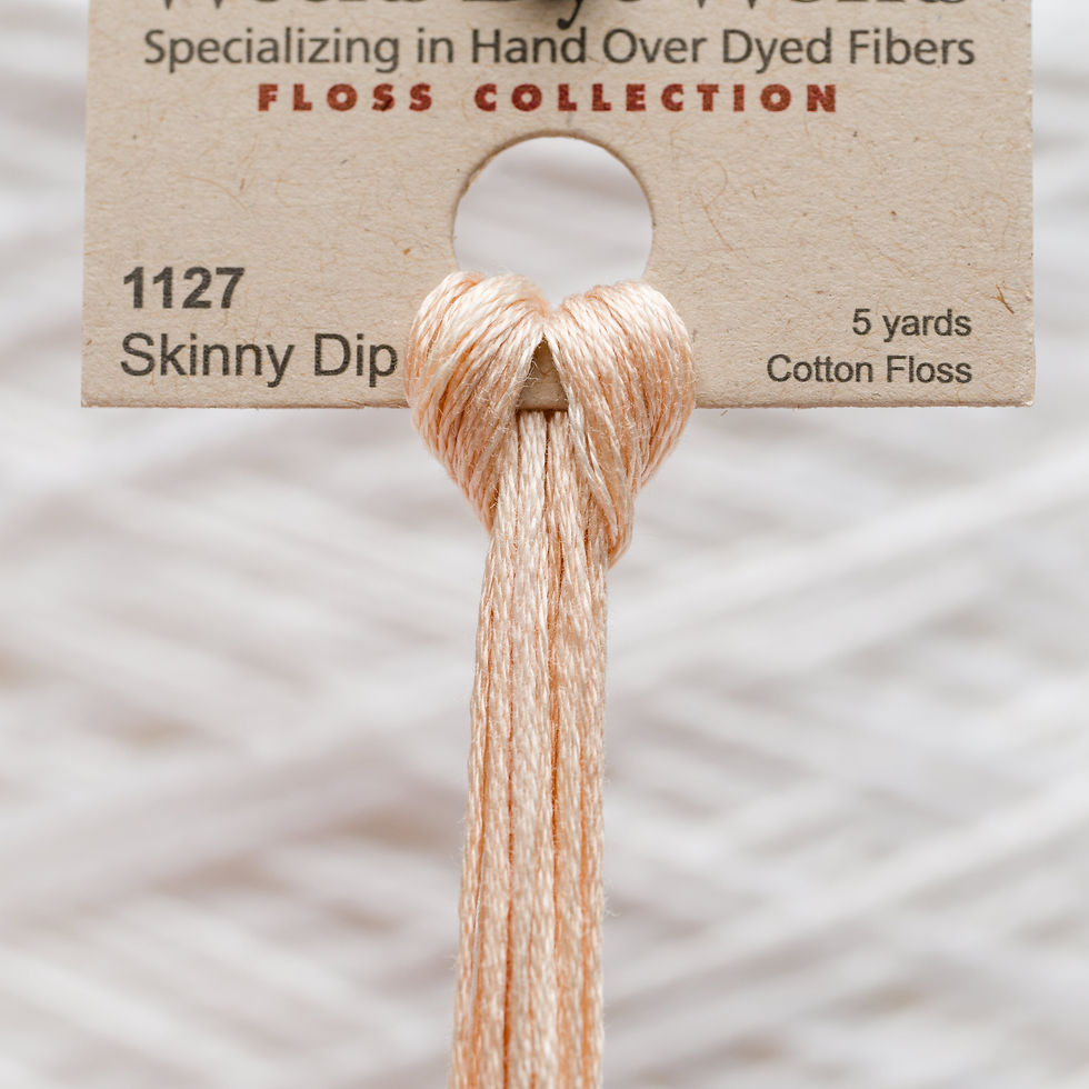 Thumbnail: Skinny Dip cotton floss, 1127, 5 yards, for hand over dyed fibers; Bloomfield Craft.