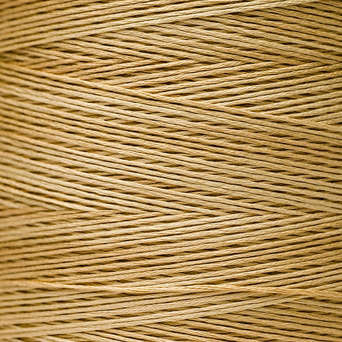 Close-up of tan thread wound around a spool, Bloomfield Craft