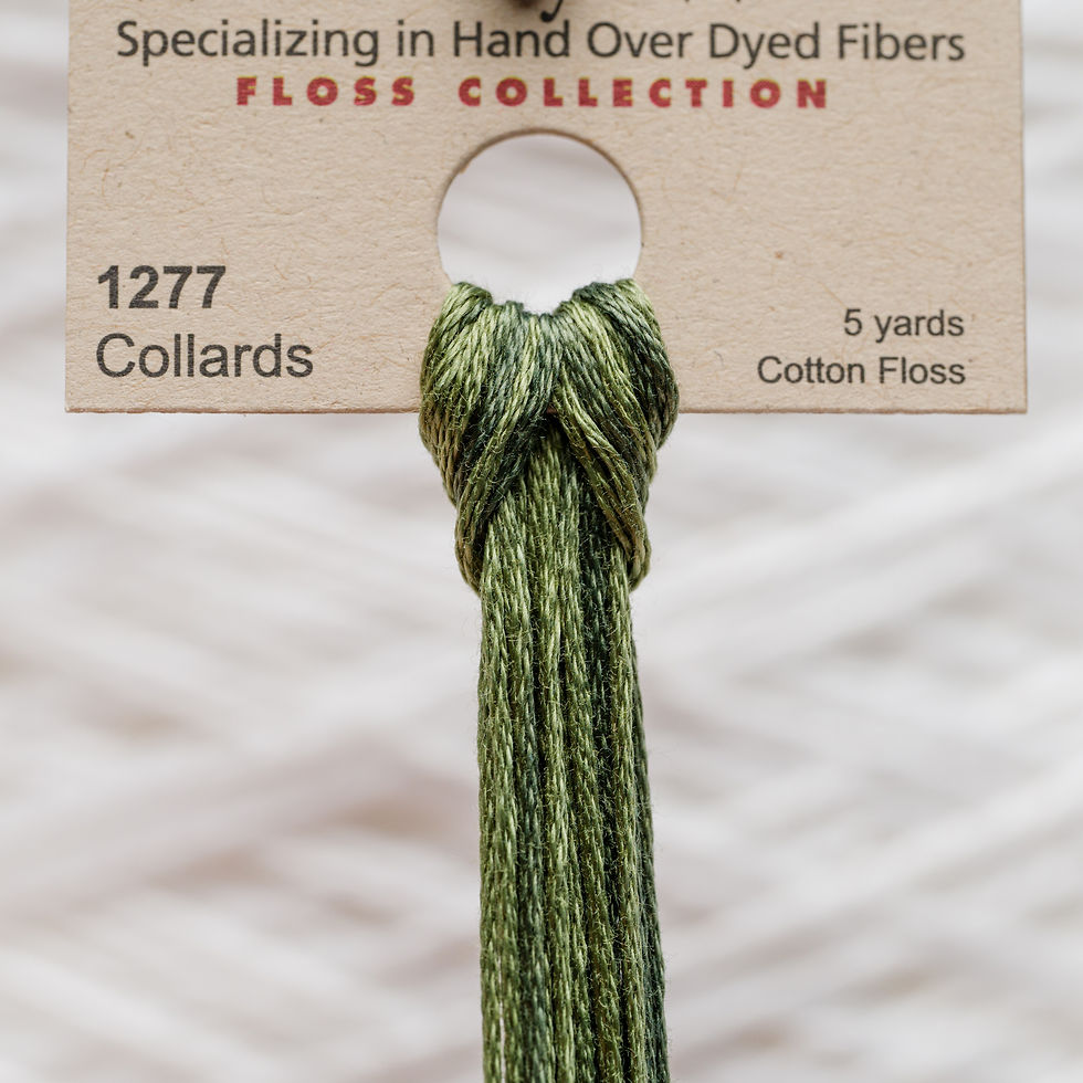 Thumbnail: Weeks Dye Works 1277 Collards 5-yard cotton floss skein
