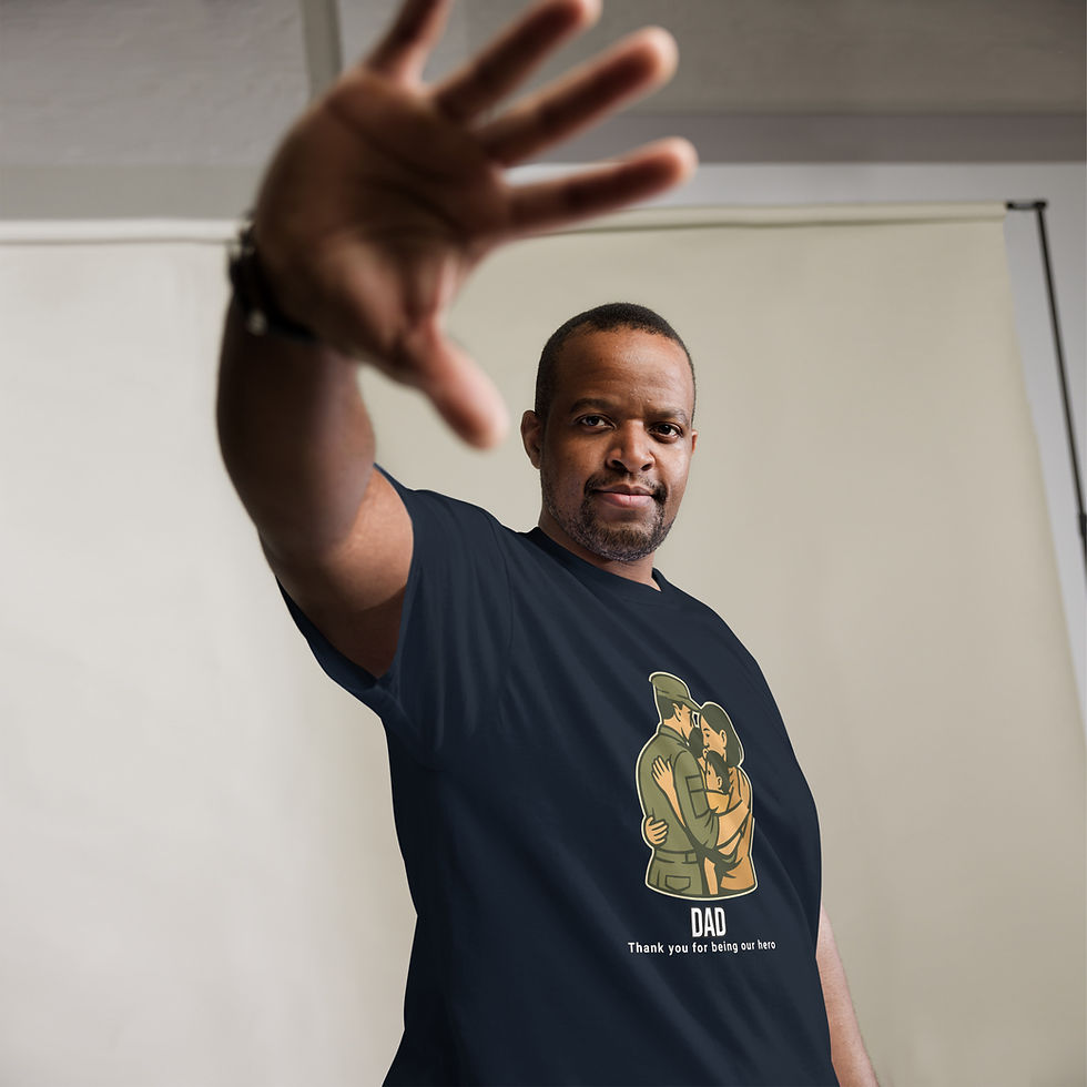 Thumbnail: Dad, our hero military classic tee