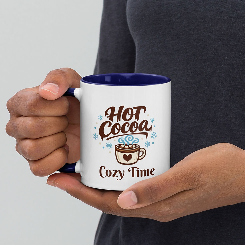 Thumbnail: Hot Cocoa Cozy Time Mug with Color Inside