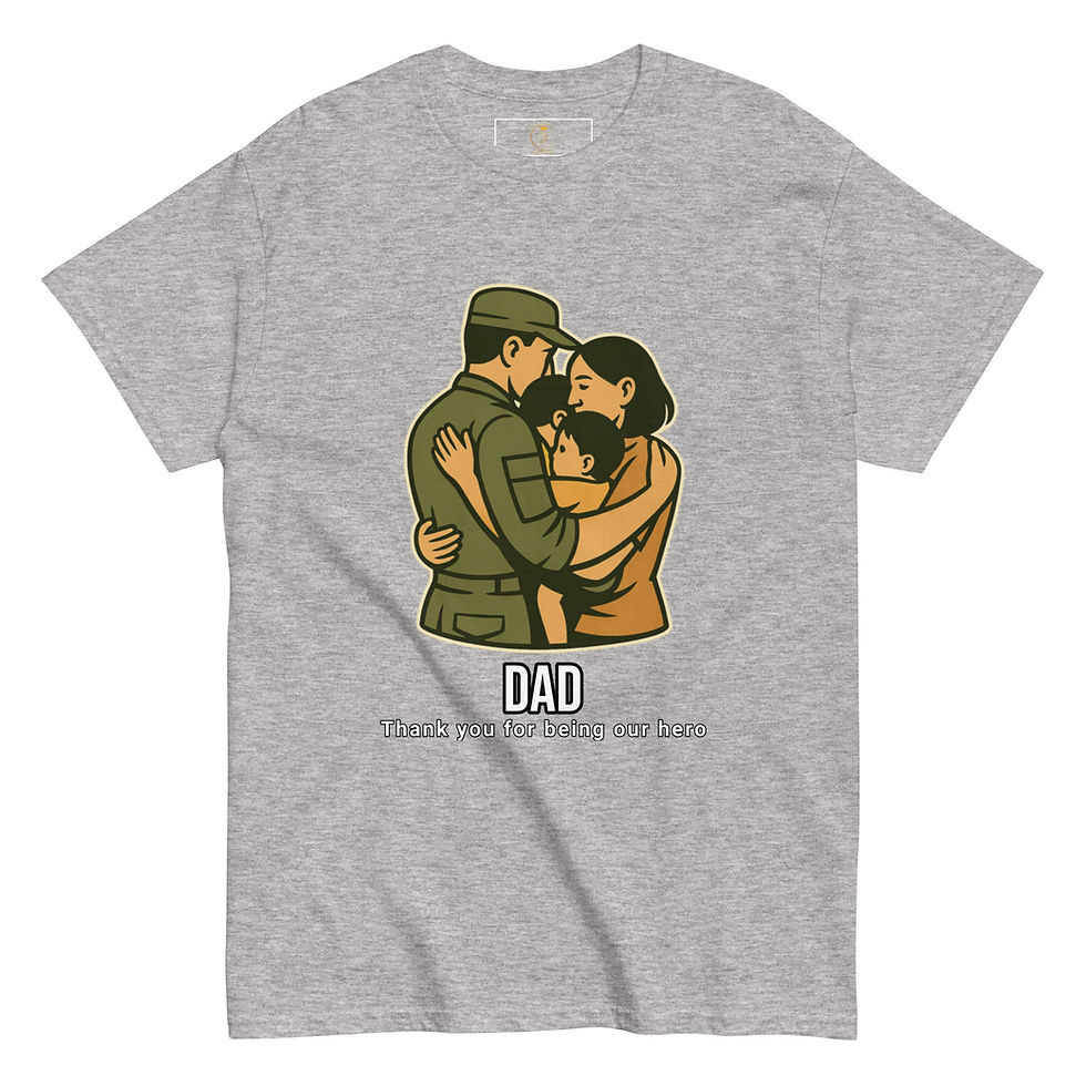 Thumbnail: Dad, our hero military classic tee