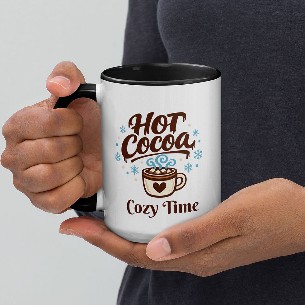 Thumbnail: Hot Cocoa Cozy Time Mug with Color Inside