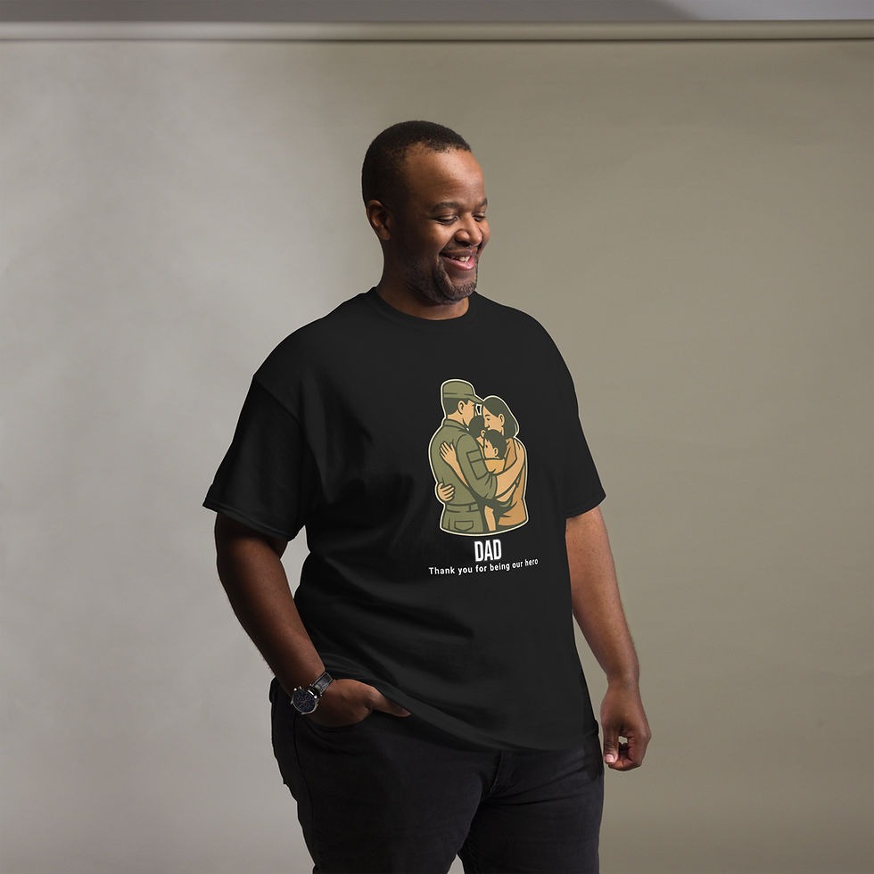 Thumbnail: Dad, our hero military classic tee