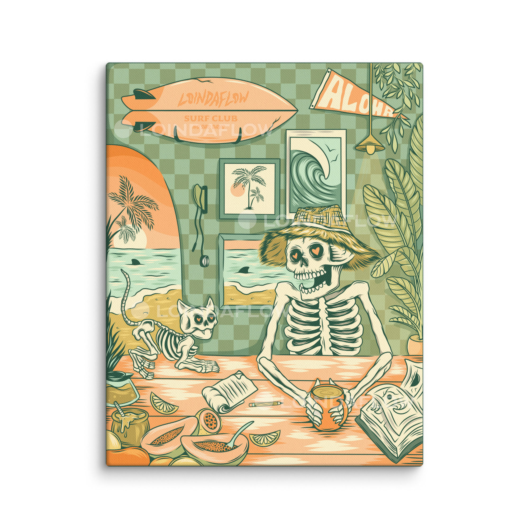 Surf Cafe Framed/ Canvas Prints