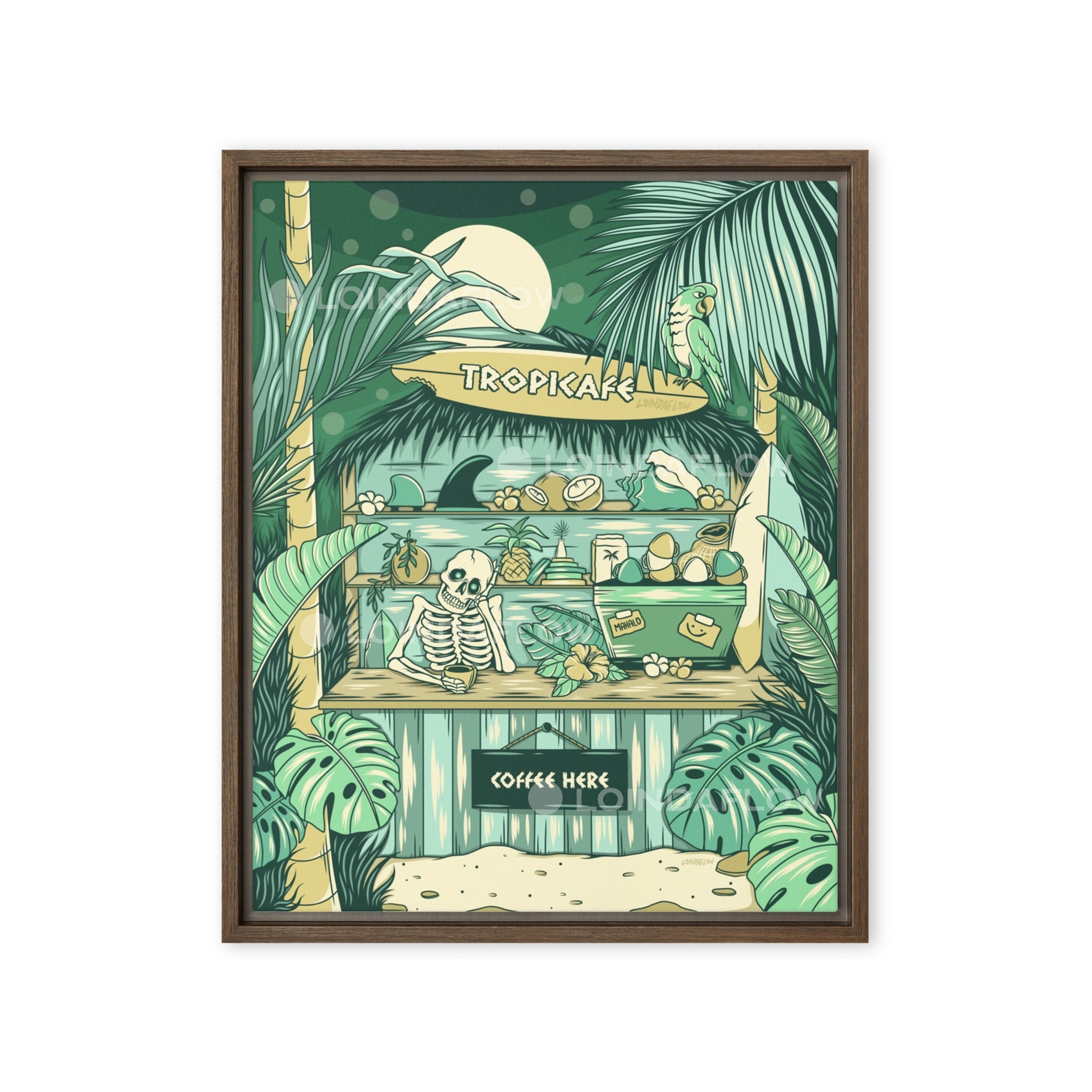 Tropicafe Framed/ Canvas Prints