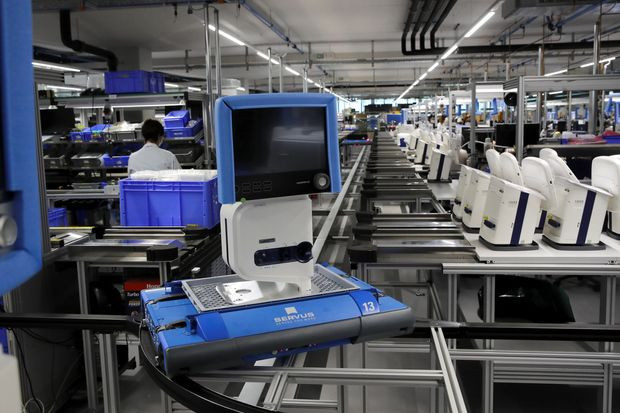 Ventilators under production