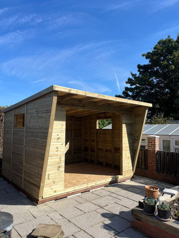 A summer house newly installed 