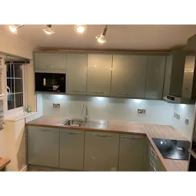 A bespoke wooden kitchen