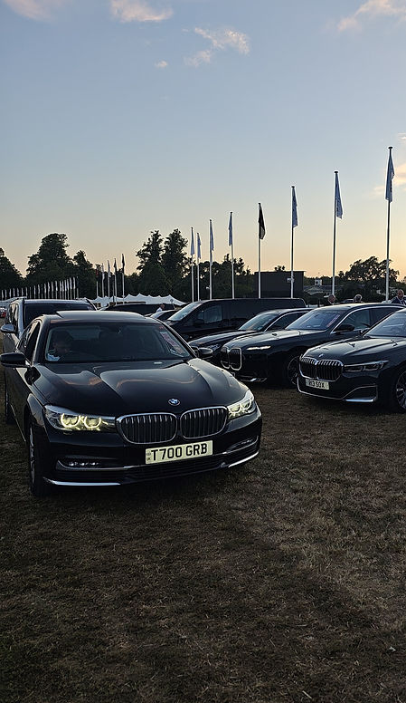 A picture showing the fleet of cars available