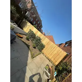 A new garden fence