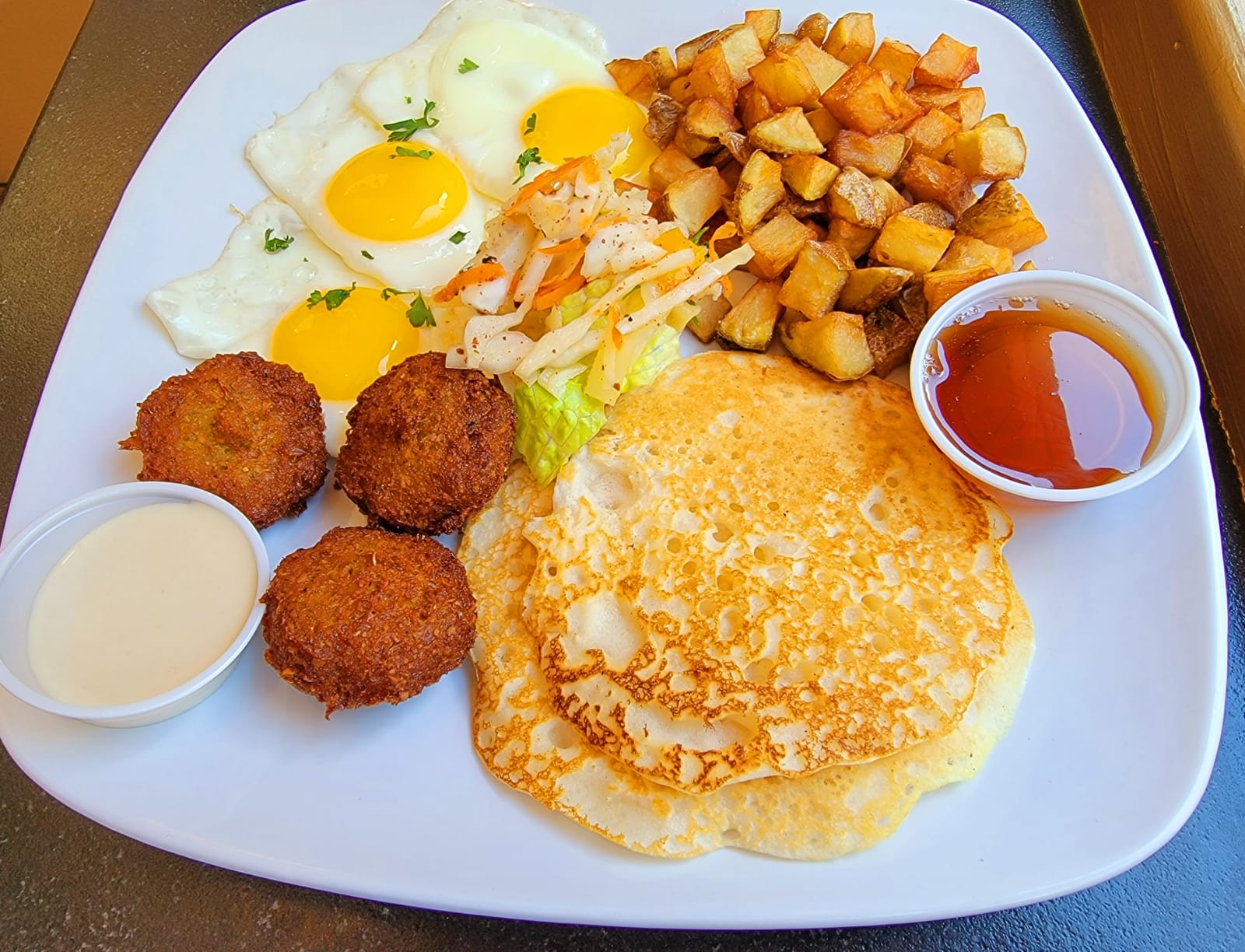 Arranged Food and Objects