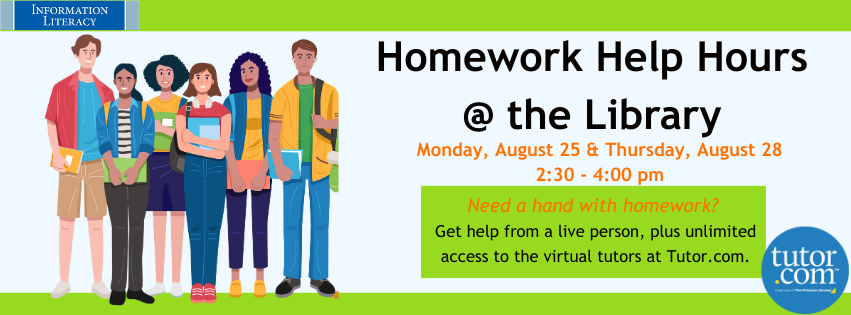 Homework Help Hour