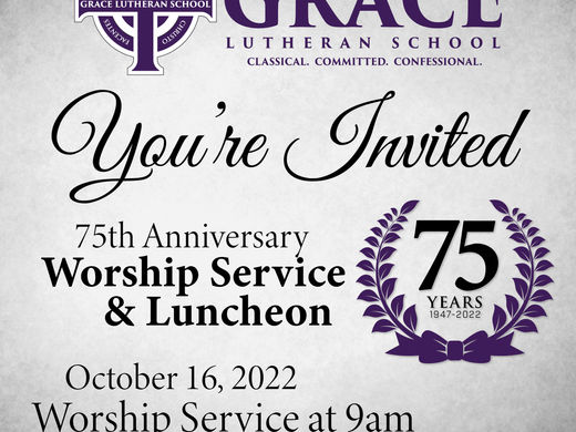 75th Anniversary Worship Service & Luncheon - October 16th @ 9am
