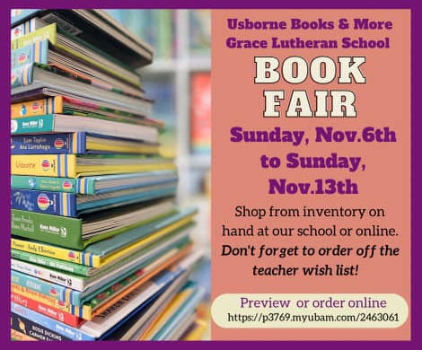 Usborne Book Fair at Grace Lutheran School
