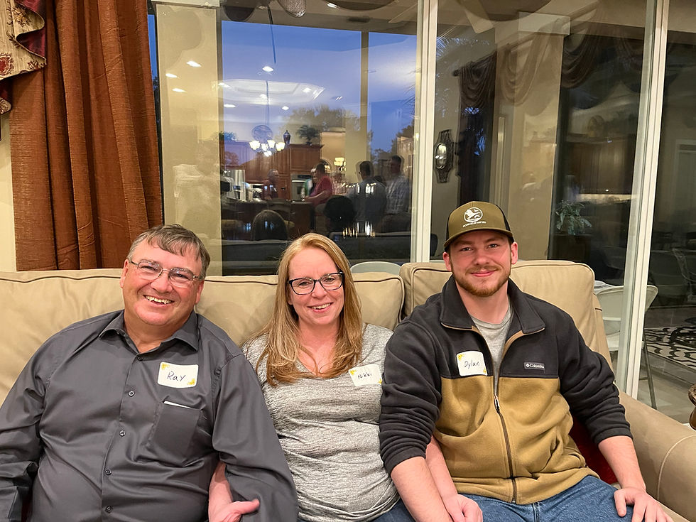 Ray, Nikki, and Dylan Pack