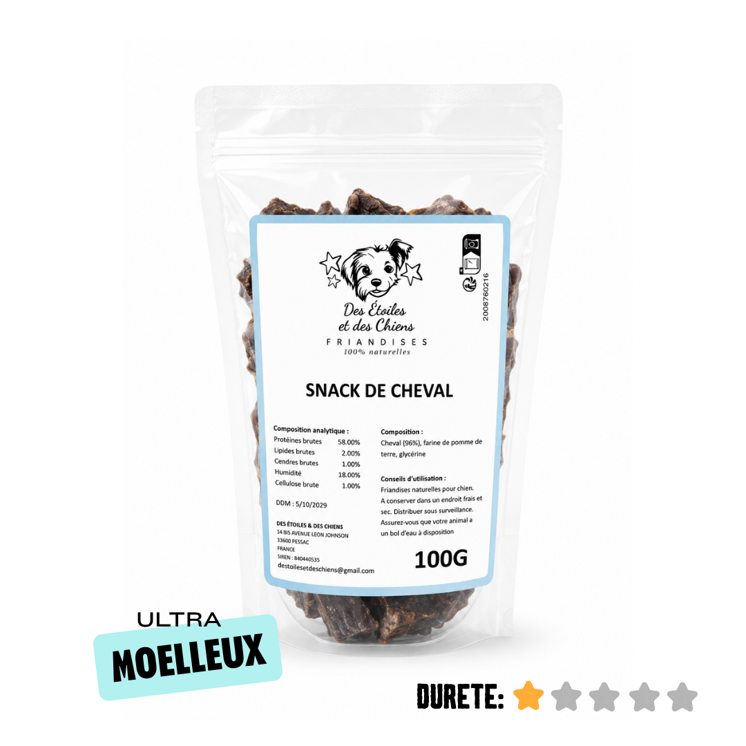 snack de cheval pour chien