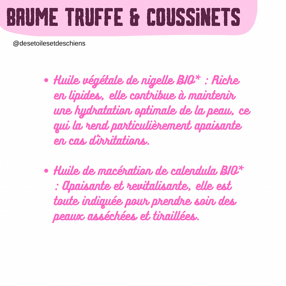 Miniature : Baume Truffe & Coussinets pour chien & chat, "Velours"