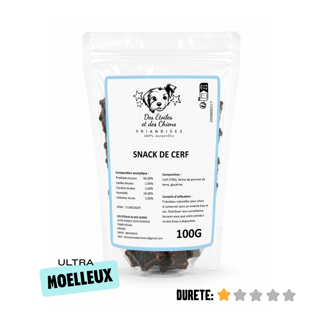 snack de cerf pour chien