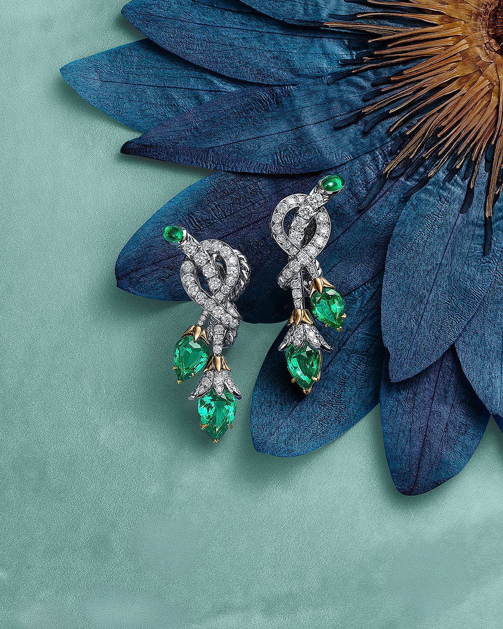 티파니앤코 하이 주얼리 컬렉션 블루북 2026 히든 가든 봄 컬렉션 트윈 버드.