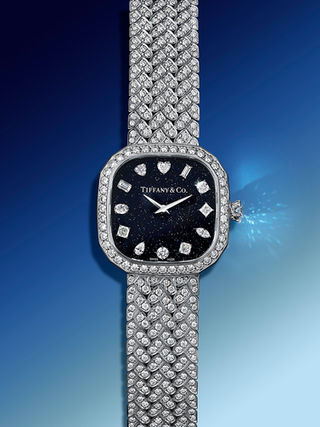 어벤츄린 다이얼로 완성한 티파니앤코 티파니 이터니티 워치