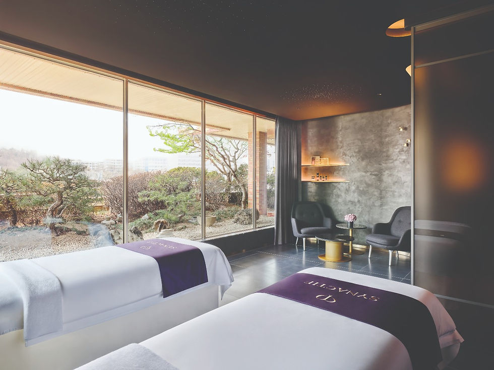 끌레드뽀 보떼 플래그십 스파의 시나끄티프 룸.