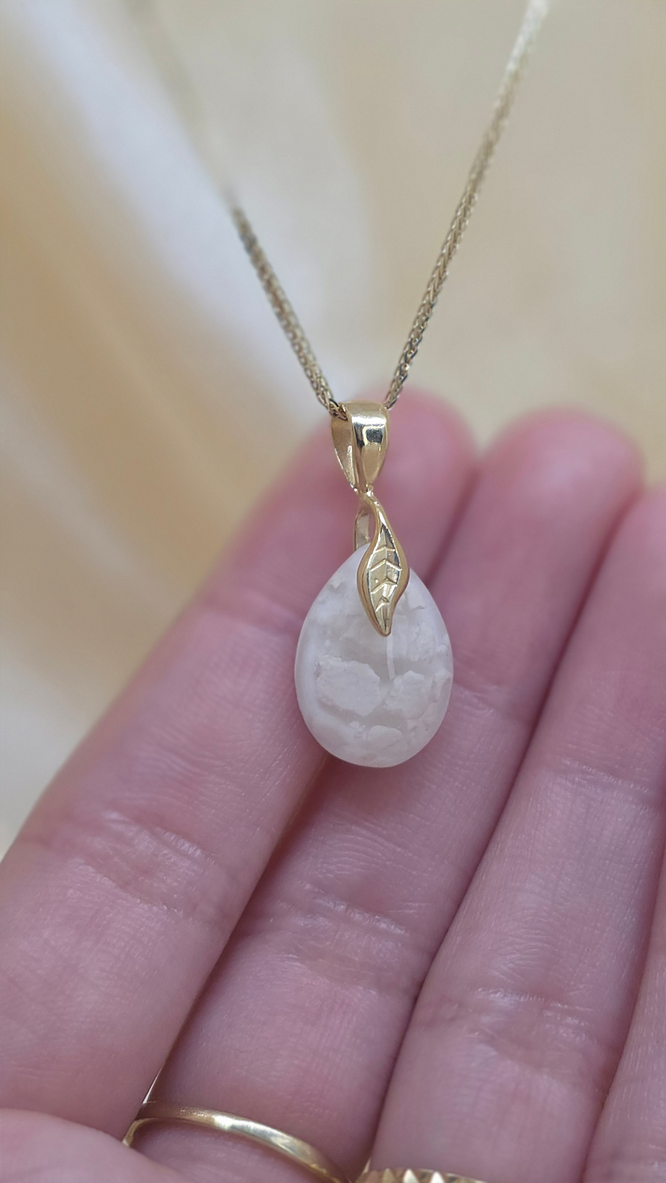 תליון טיפה מוזאיקה מחלב אם