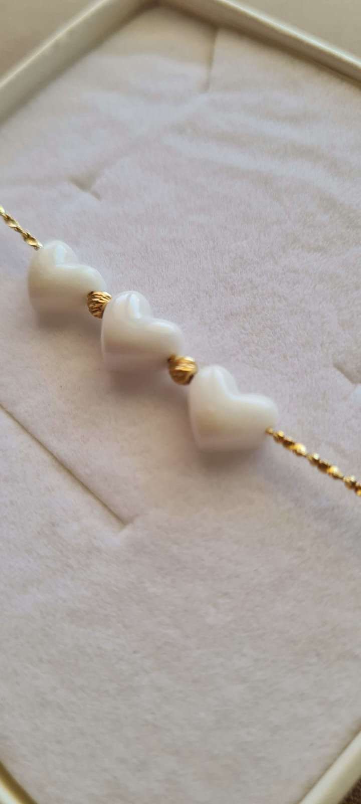 תמונה ממוזערת: צמיד לבבות מחלב אם