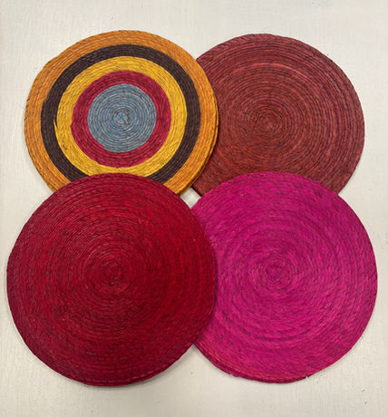 Salvamanteles de paja toquilla