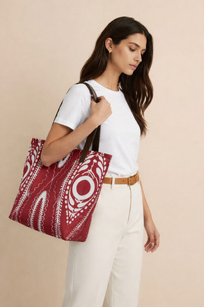 Bolsos de cuero reversible
