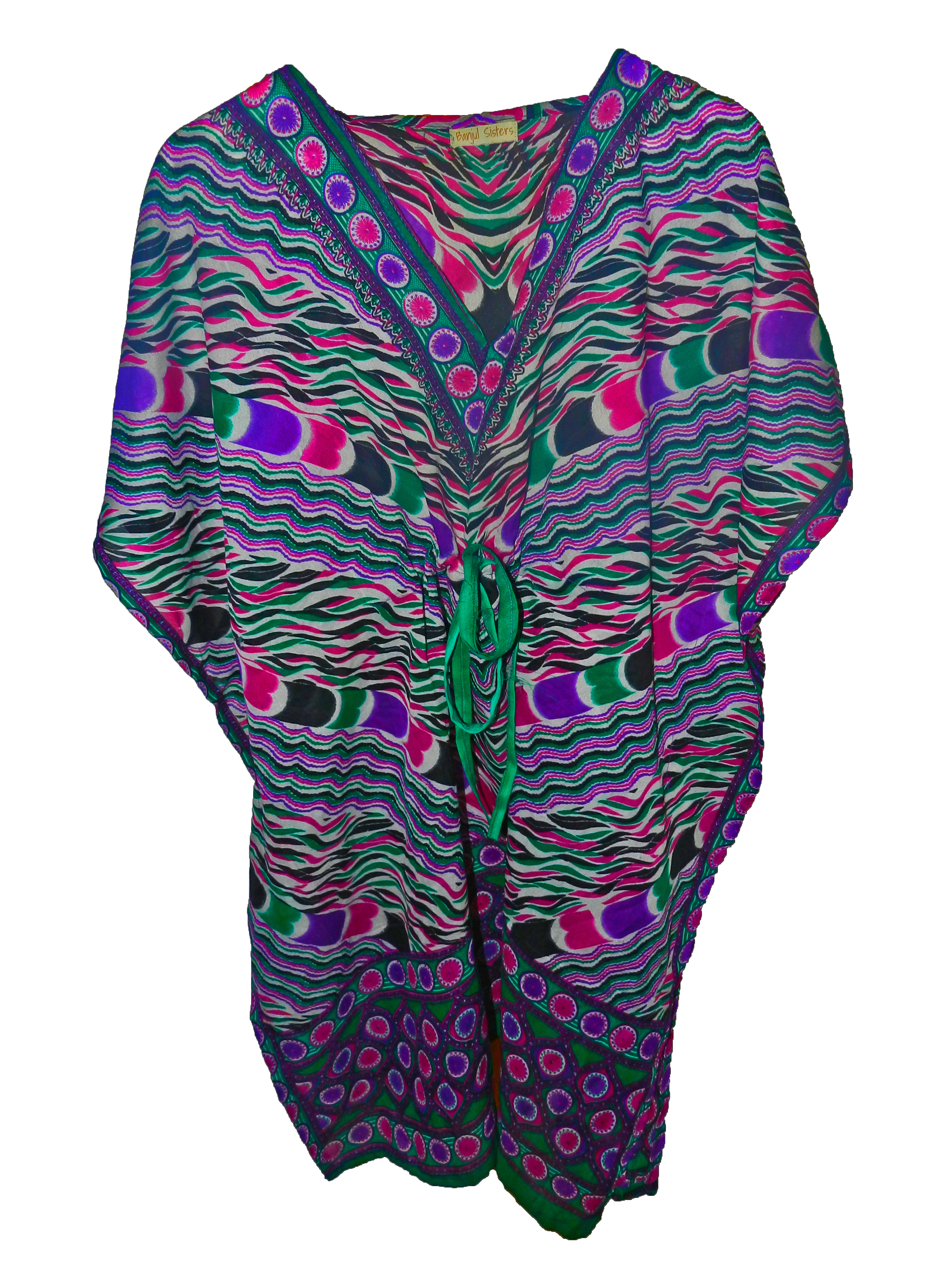 Kaftan Morado Círculos Lapa