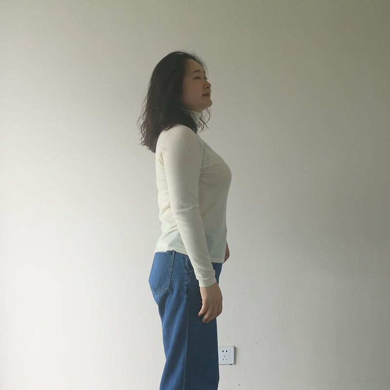 Thumbnail: Spring High neck, 60/2 cashmere yarn