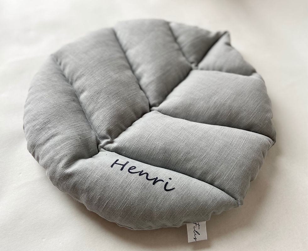 Miniaturbild: Kissen aus Leinen "Leaf"