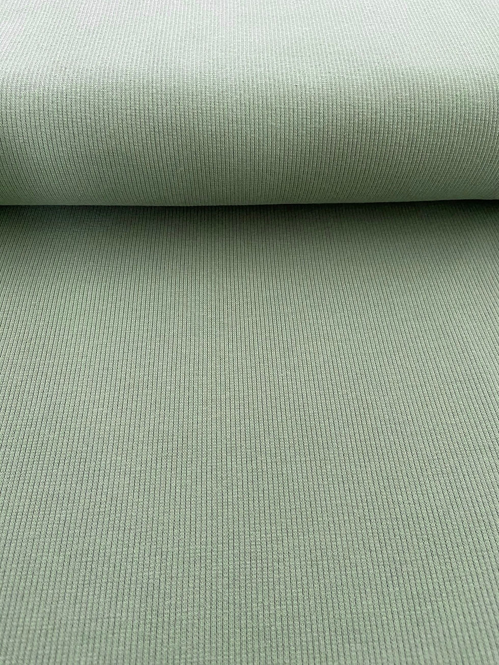 Ribbed Knit (Ripp-Jersey) "Dusty Green"