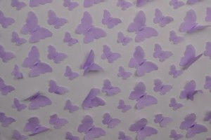 Miniaturbild: Mesh / Tüll butterfly "flieder"