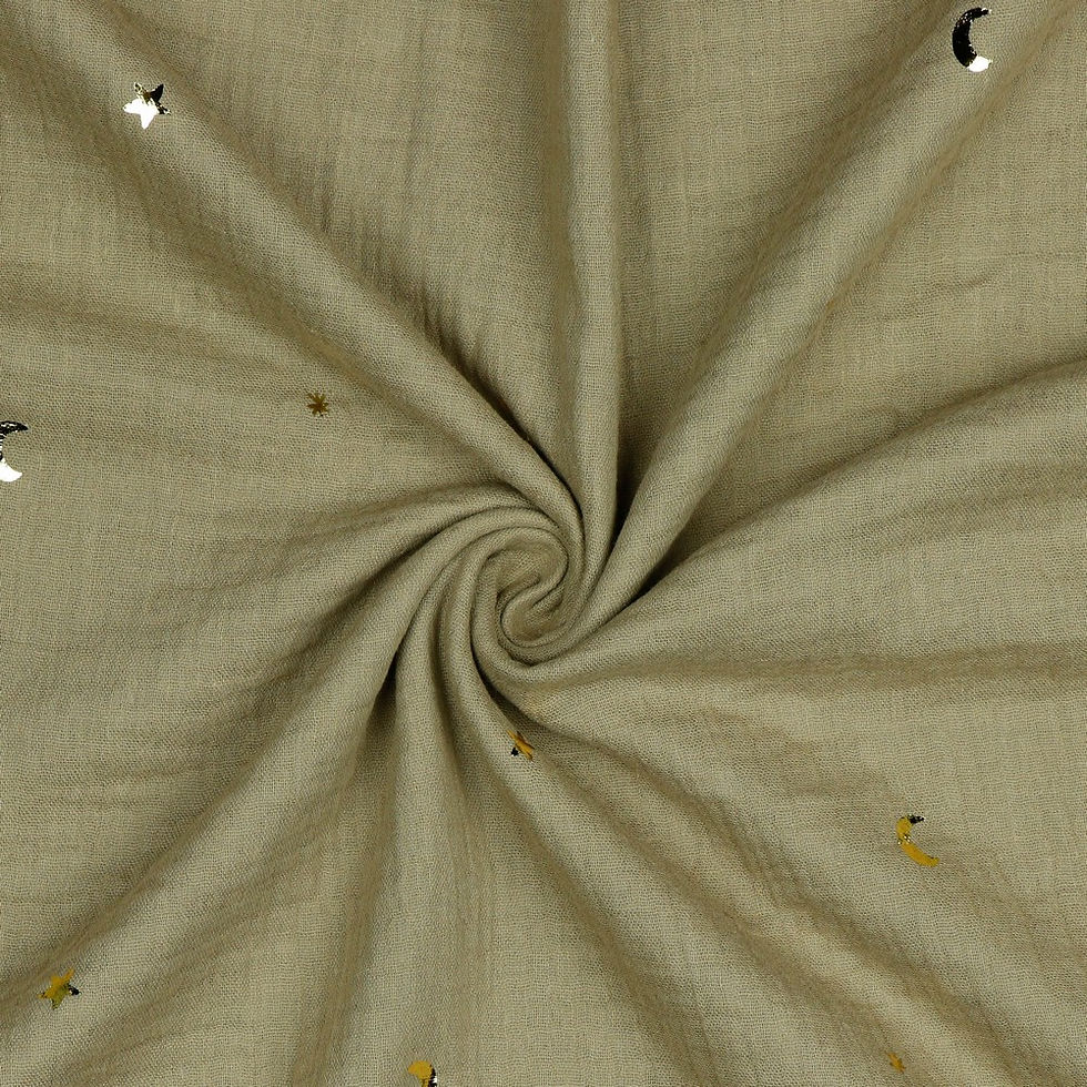 Musselin Foil Moon and Stars