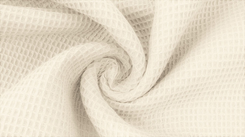 Waffelpiqué Mini - Hellbeige