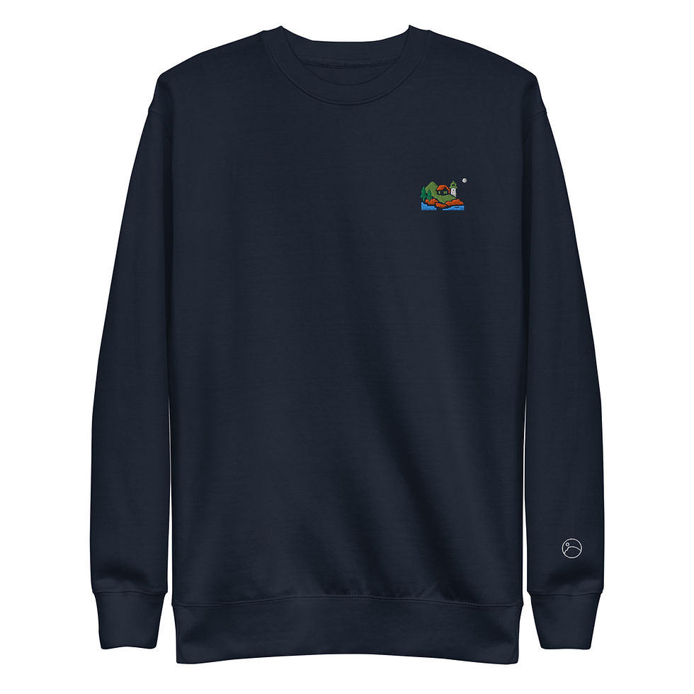Thumbnail: ACADIA EMBROIDERED CREWNECK