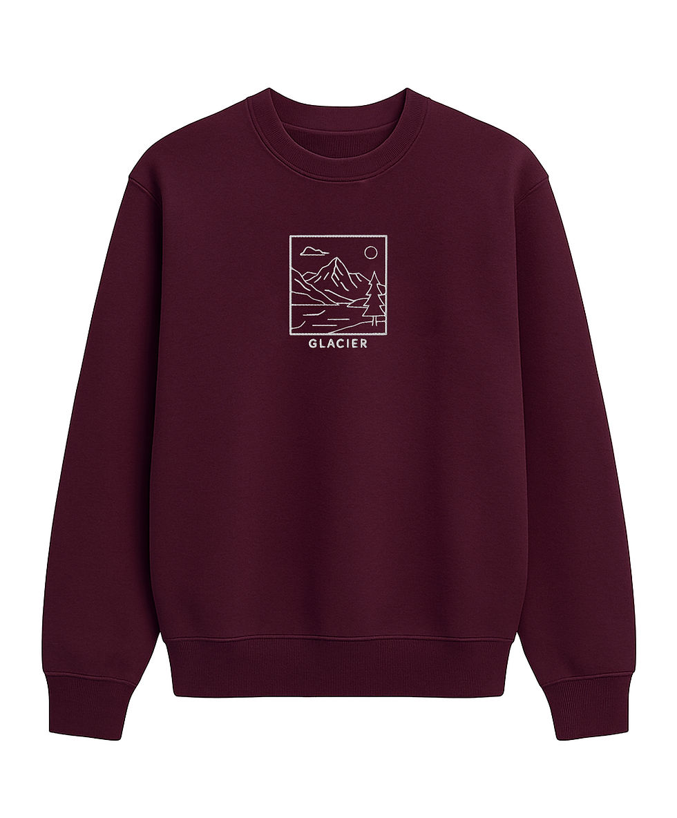 Thumbnail: GLACIER MINIMAL CREWNECK