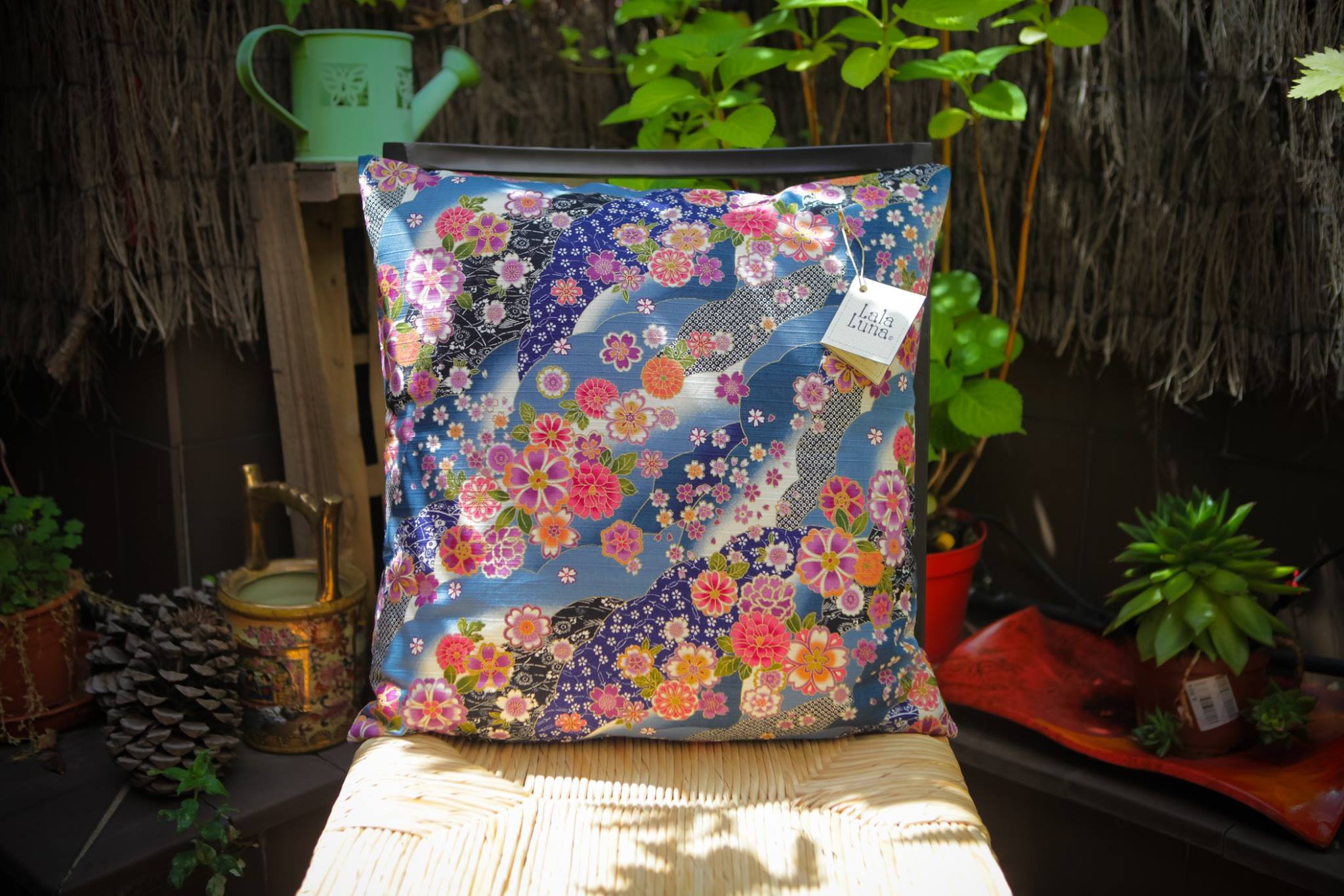 Funda para cojín japonesa