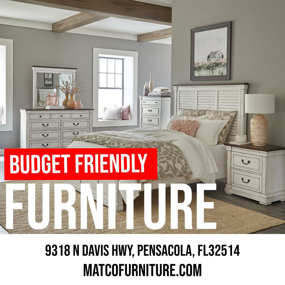 Furniture at budget friendly price in Pensacola, Florida