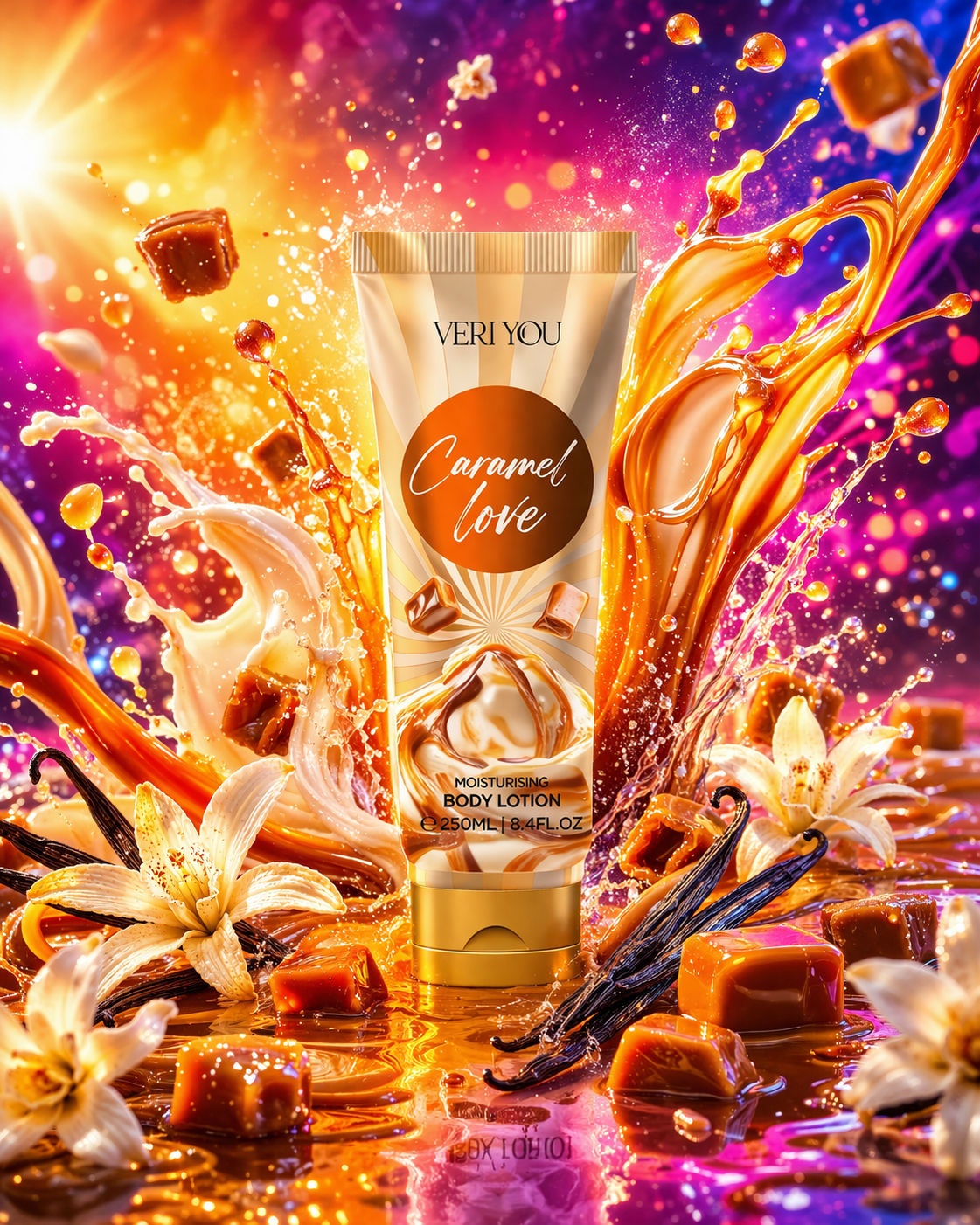 LOTION POUR LE CORPS AMOUR CARAMEL 250ML