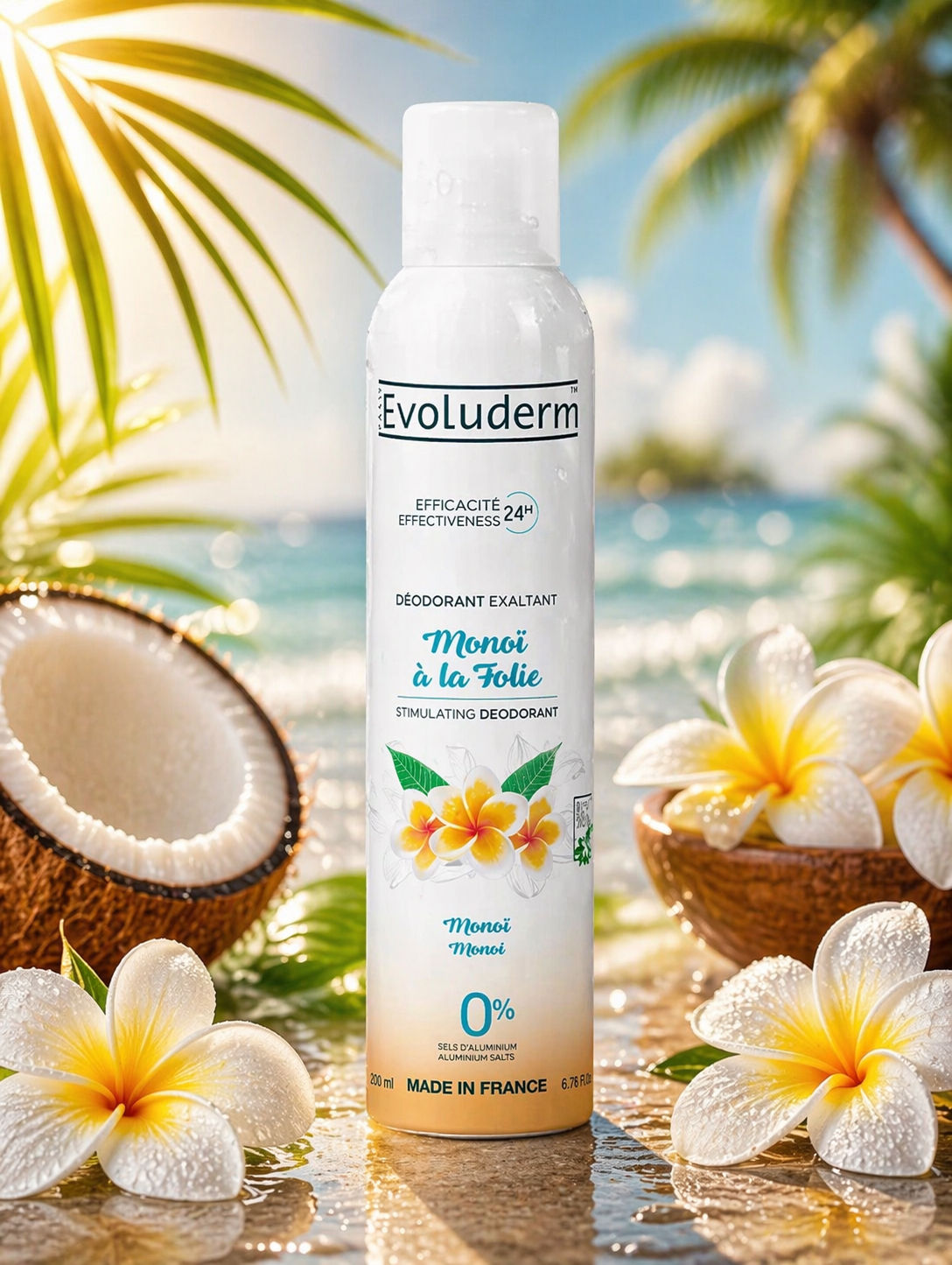 Déodorant Exaltant Monoï à la Folie - 200ml