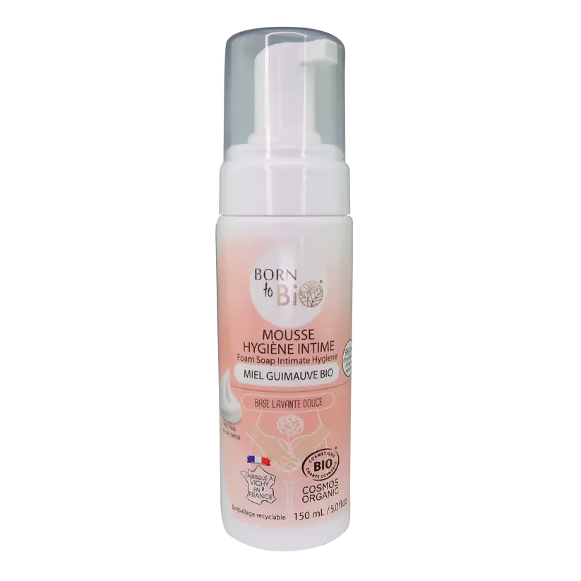 Mousse hygiène intime Miel Guimauve Bio Cosmos Organic 150ML